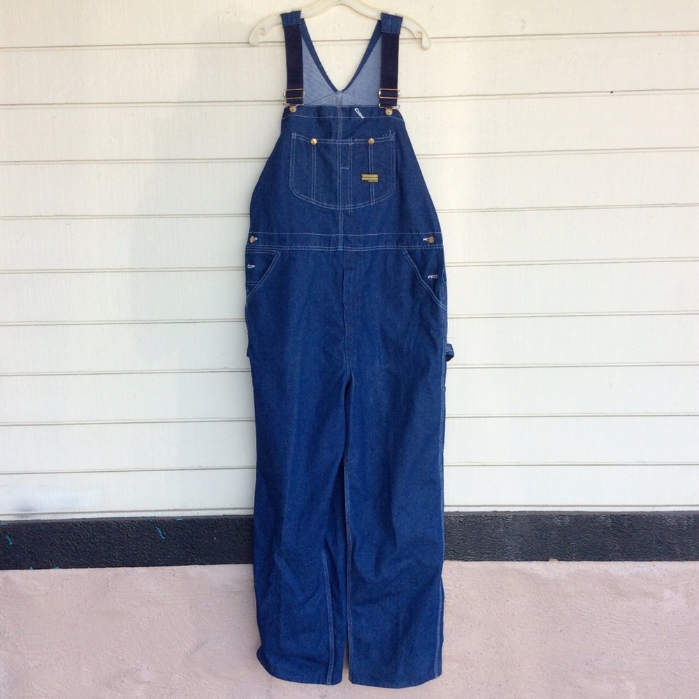 Men’s Vintage Toughskins Overalls USA 40x32 NOS